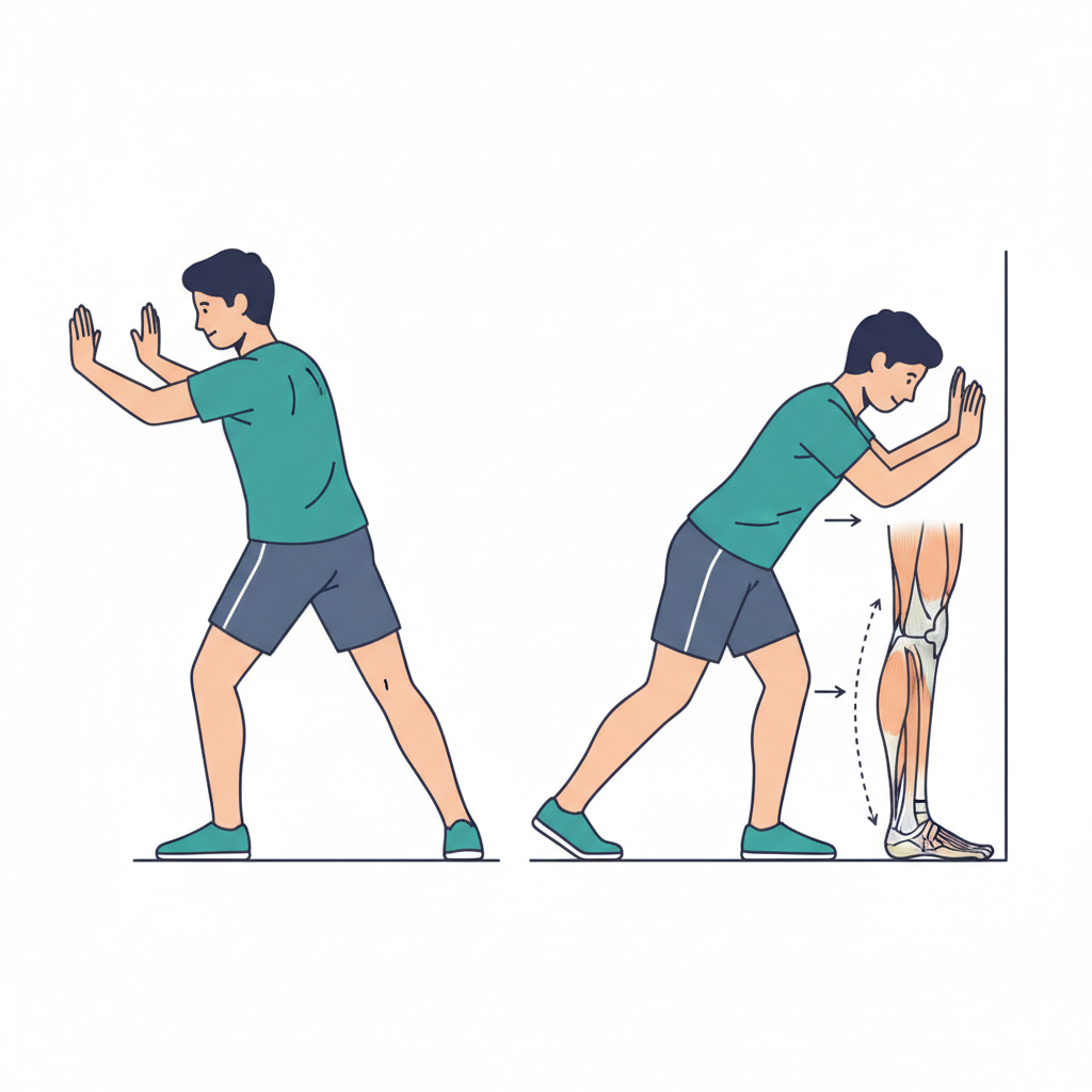 Estiramientos de gemelo y sóleo: guía completa paso a paso